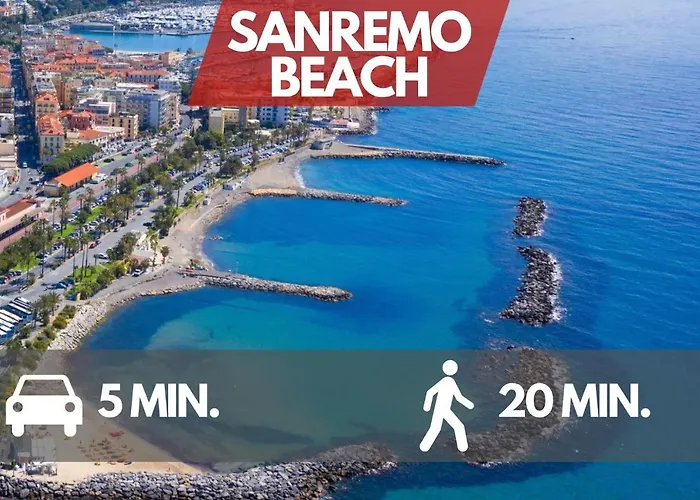 Free Parking-sea View, With Pool & Garden * סנרמו